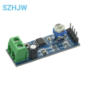 Audio Gain PreAmplifier Module 200 Times Gain, Mono, 5V-12V Power Supply