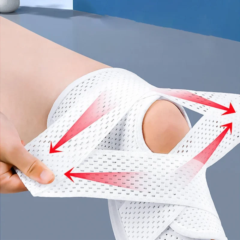 1PC Sports Kneepad Men Women Pressurized Elastic Knee Pads Knee Support Joints Protector Fitness Volleyball Brace Protector - Image 4