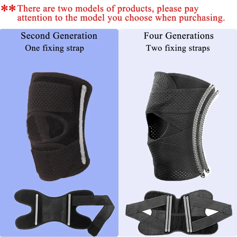 1PC Sports Kneepad Men Women Pressurized Elastic Knee Pads Knee Support Joints Protector Fitness Volleyball Brace Protector - Image 5